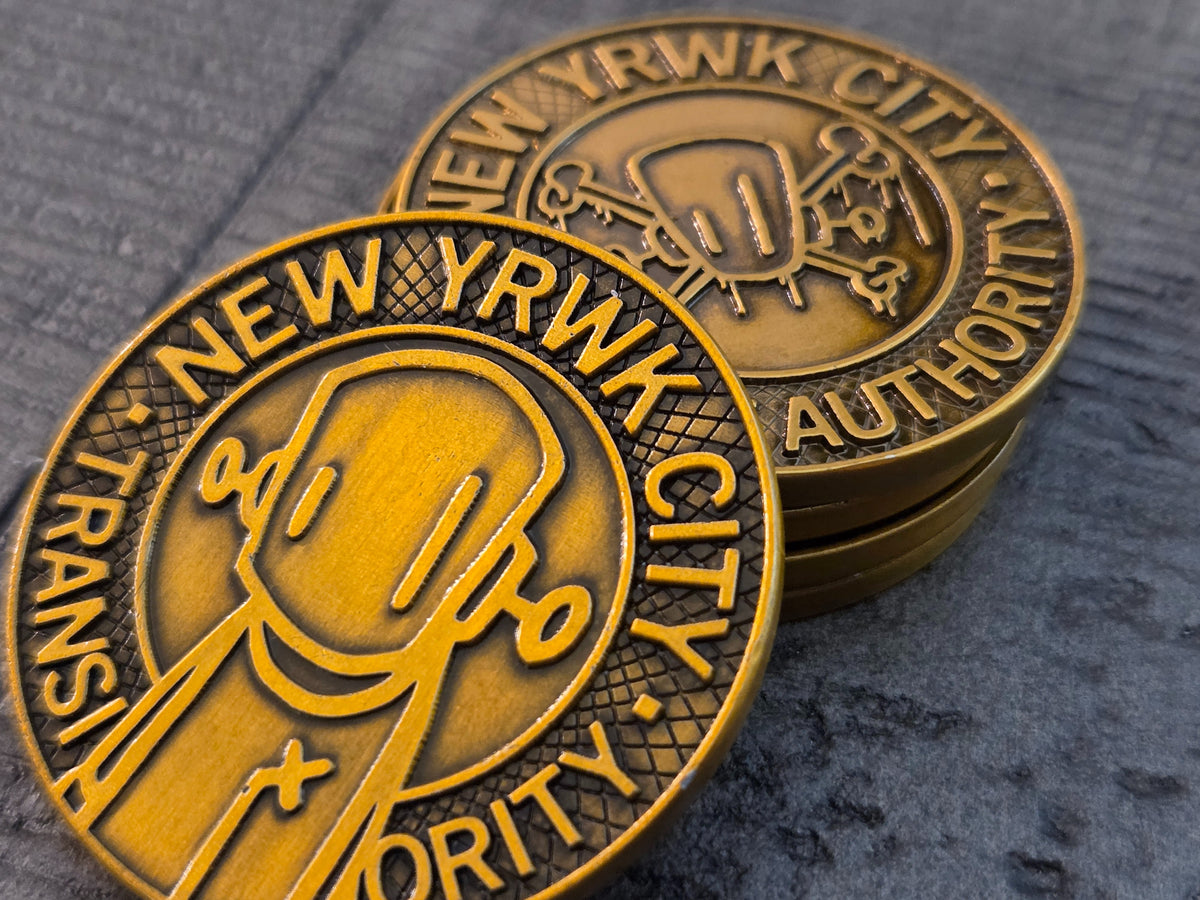 Set of Concrete Canvas Challenge Coins
